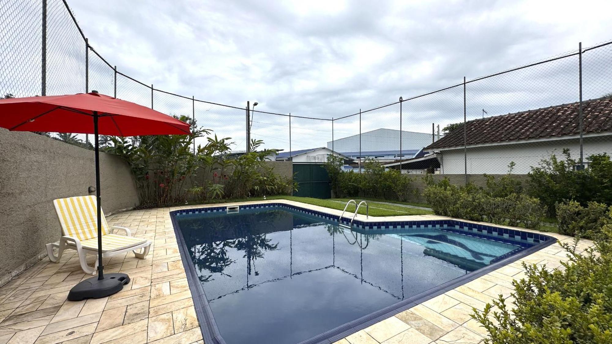 Casa C Piscina A 700M Da Praia De Caraguatatuba Sp Экстерьер фото